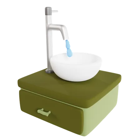 Washbasin  3D Icon
