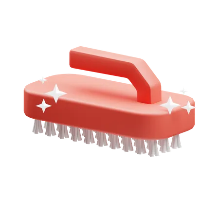 Washing Brush  3D Illustration