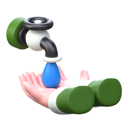 Washing Hand  3D Icon