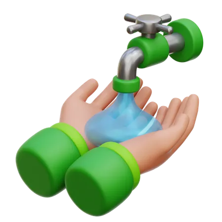 Washing Hand  3D Icon