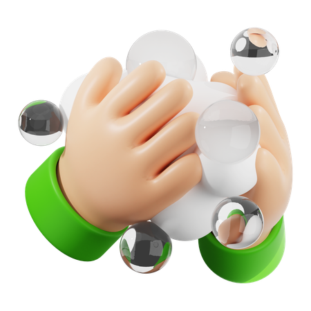 Washing Hand  3D Icon