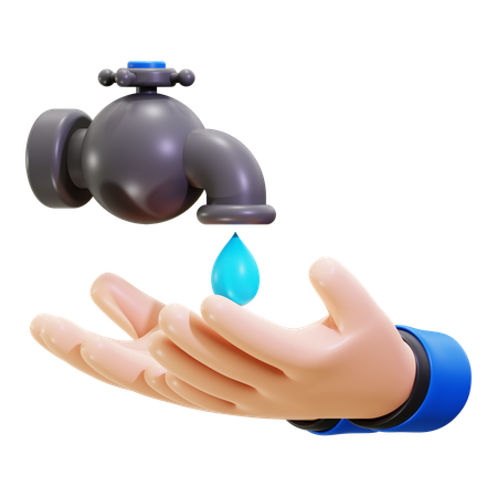 Washing hand  3D Icon