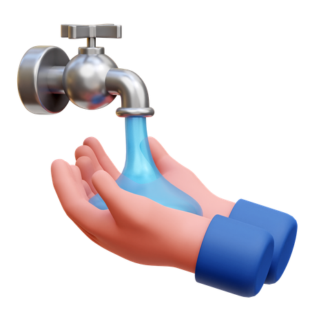 Washing Hand  3D Icon