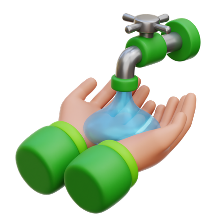 Washing Hand  3D Icon