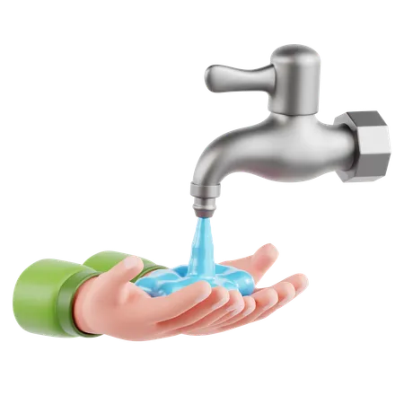 Washing Hand  3D Icon