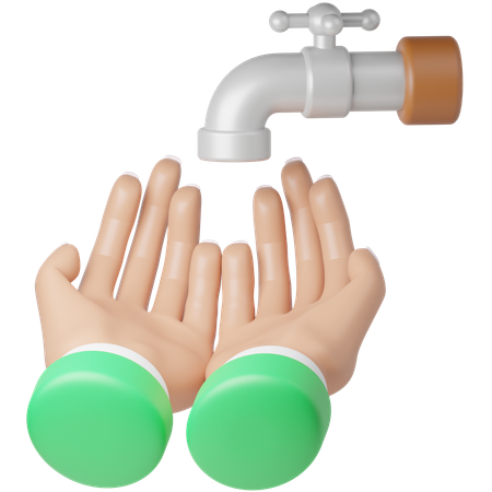 Washing Hand  3D Icon