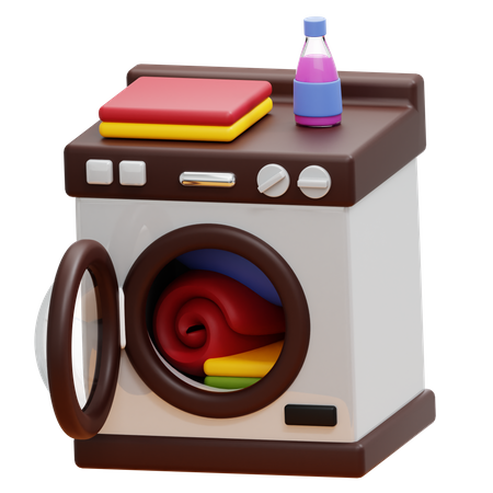 Washing Machine  3D Icon