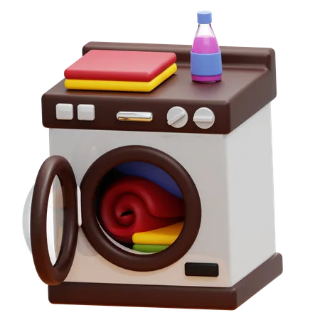 Washing Machine  3D Icon