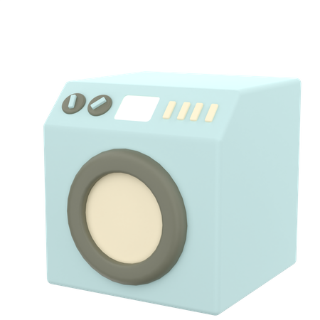 Washing Machine  3D Icon