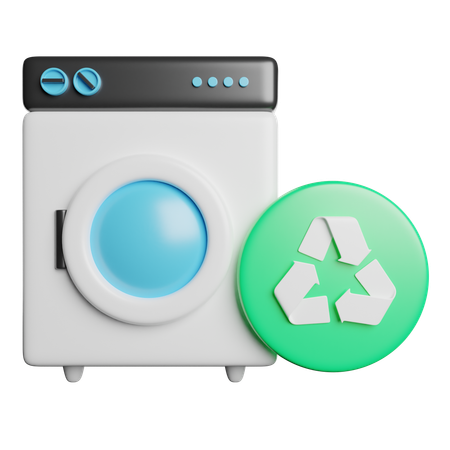 Washing Machine  3D Icon