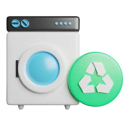 Washing Machine  3D Icon