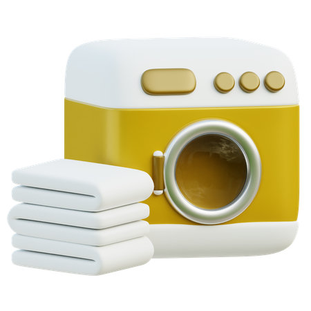 Washing Machine  3D Icon