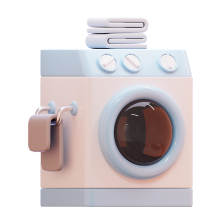 Washing Machine  3D Icon