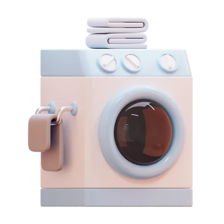 Washing Machine  3D Icon