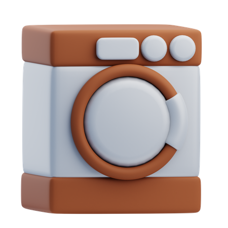 Washing Machine  3D Icon