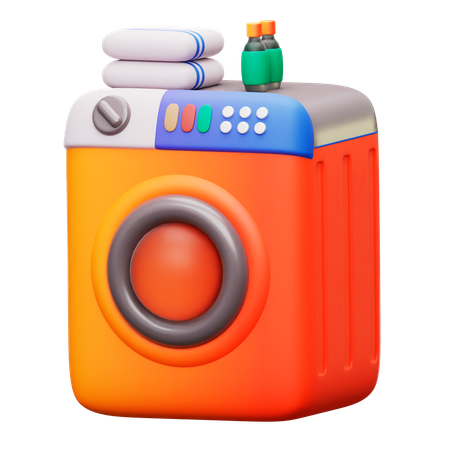 Washing Machine  3D Icon