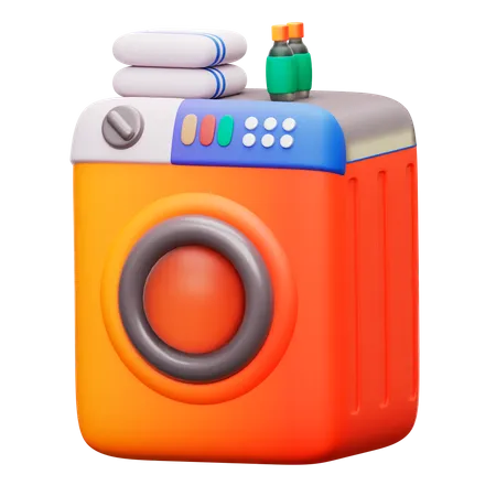 Washing Machine  3D Icon