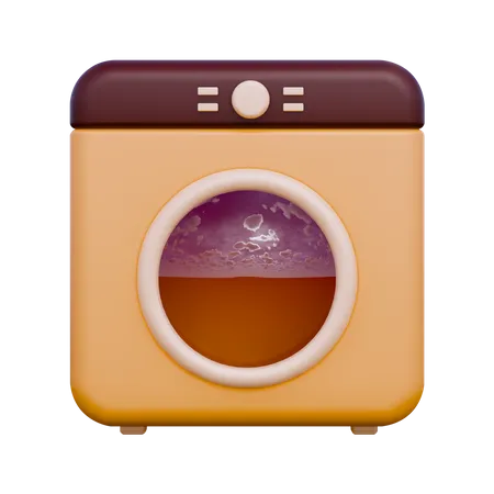 Washing Machine  3D Icon