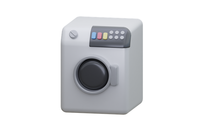 Washing Machine  3D Icon