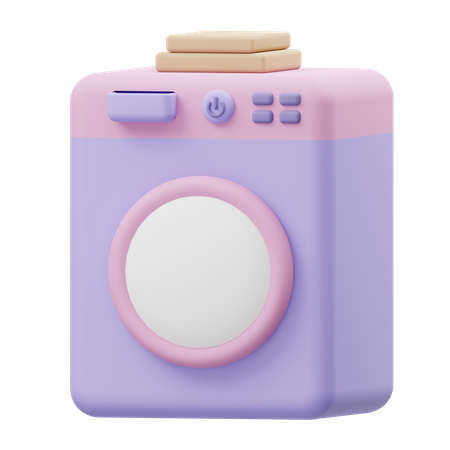 Washing Machine  3D Illustration