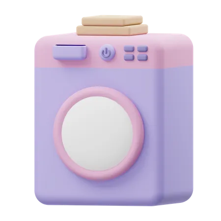 Washing Machine  3D Illustration