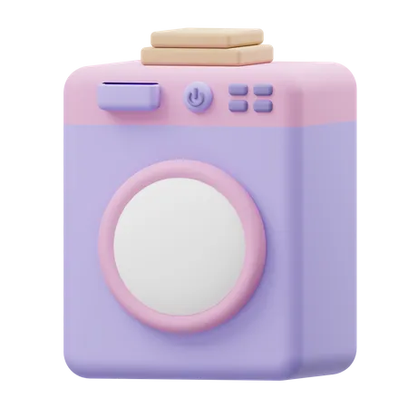 Washing Machine 3D Illustration