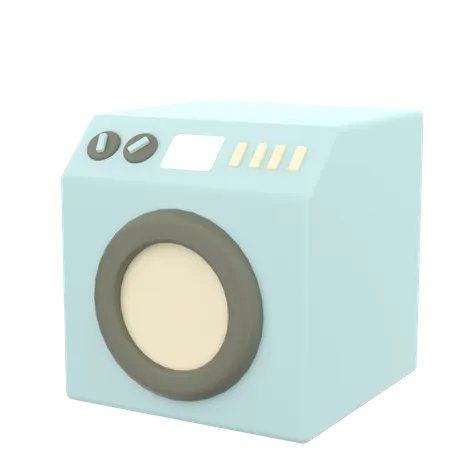3 D Washing Machine For Home Furnishings 3D Icon