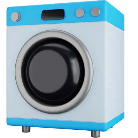 3 D Icon Illustration Washing Machine 3D Icon