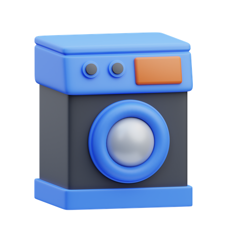 Washing Machine 3D Icon