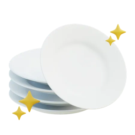 Washing Plate  3D Icon