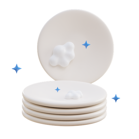 Washing Plate  3D Icon