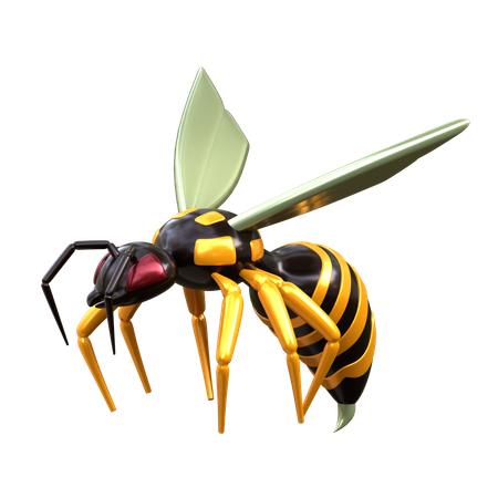 Wasp  3D Icon