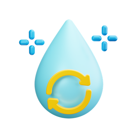 Wasser  3D Icon