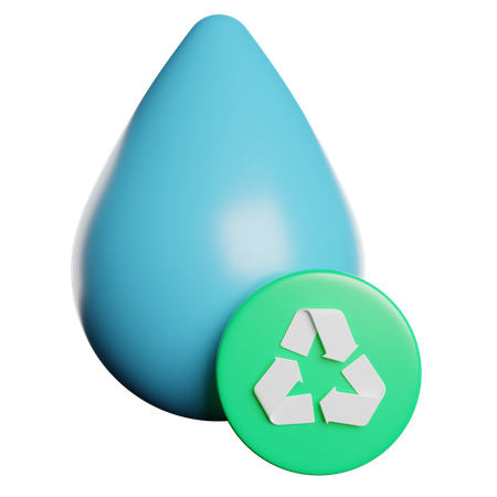 Wasser  3D Icon