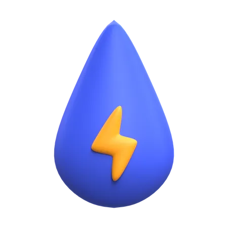 Wasserenergie  3D Icon