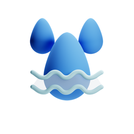 Wasserfeuchtigkeit  3D Icon