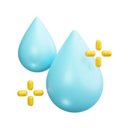 Wasser sauber  3D Icon