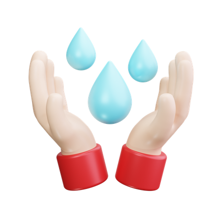 Wasser sparen  3D Icon