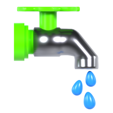 Wasser sparen  3D Icon