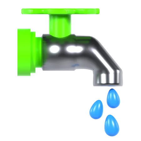 Wasser sparen  3D Icon