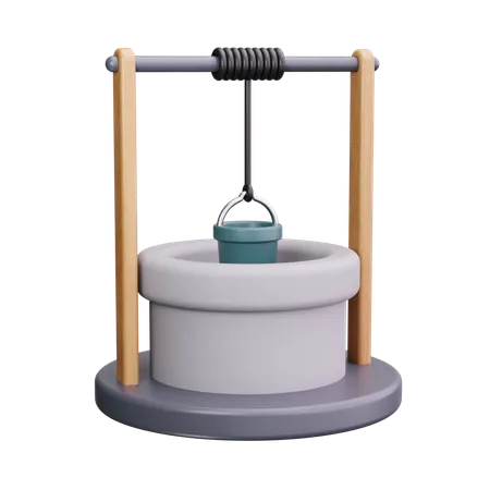 Brunnen  3D Icon