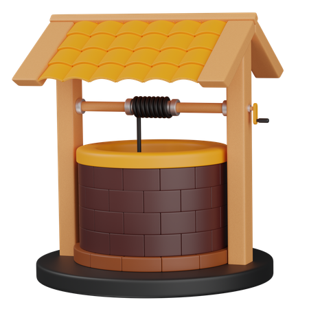 Brunnen  3D Icon