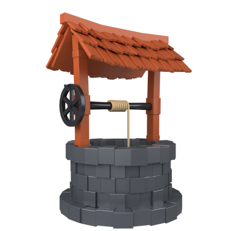 Brunnen  3D Icon