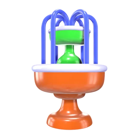 Wasserfontäne  3D Icon