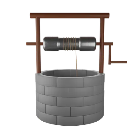 Brunnen  3D Icon