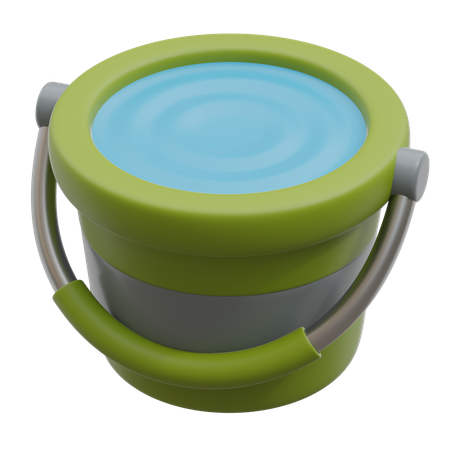 Wassereimer  3D Icon