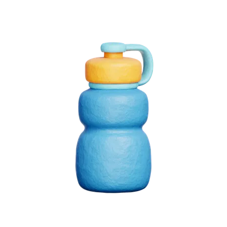 Wasserflasche  3D Icon