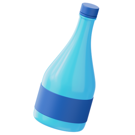 Wasserflasche  3D Icon