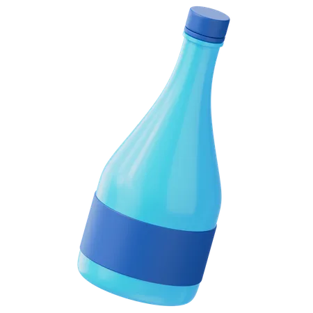 Wasserflasche  3D Icon