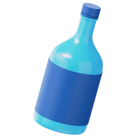 Wasserflasche  3D Icon